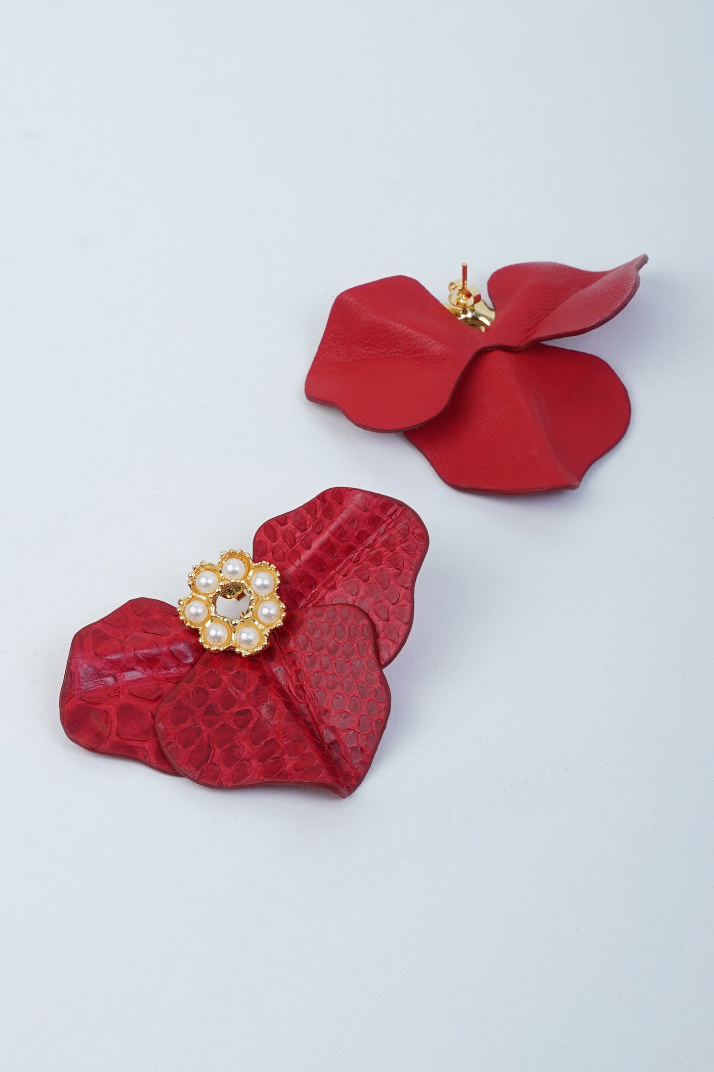 Geranium Flower Earrings