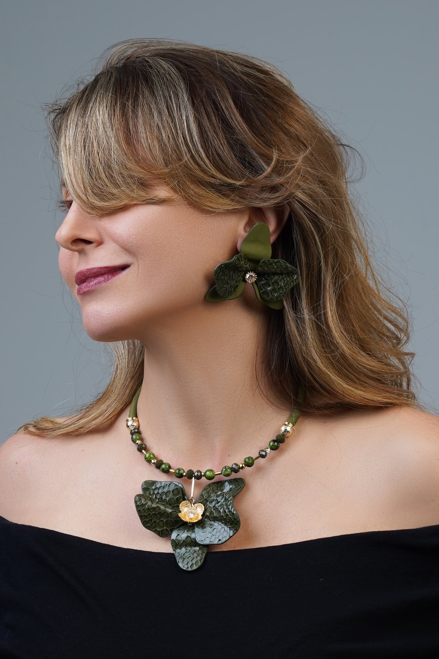 Orchid Earring