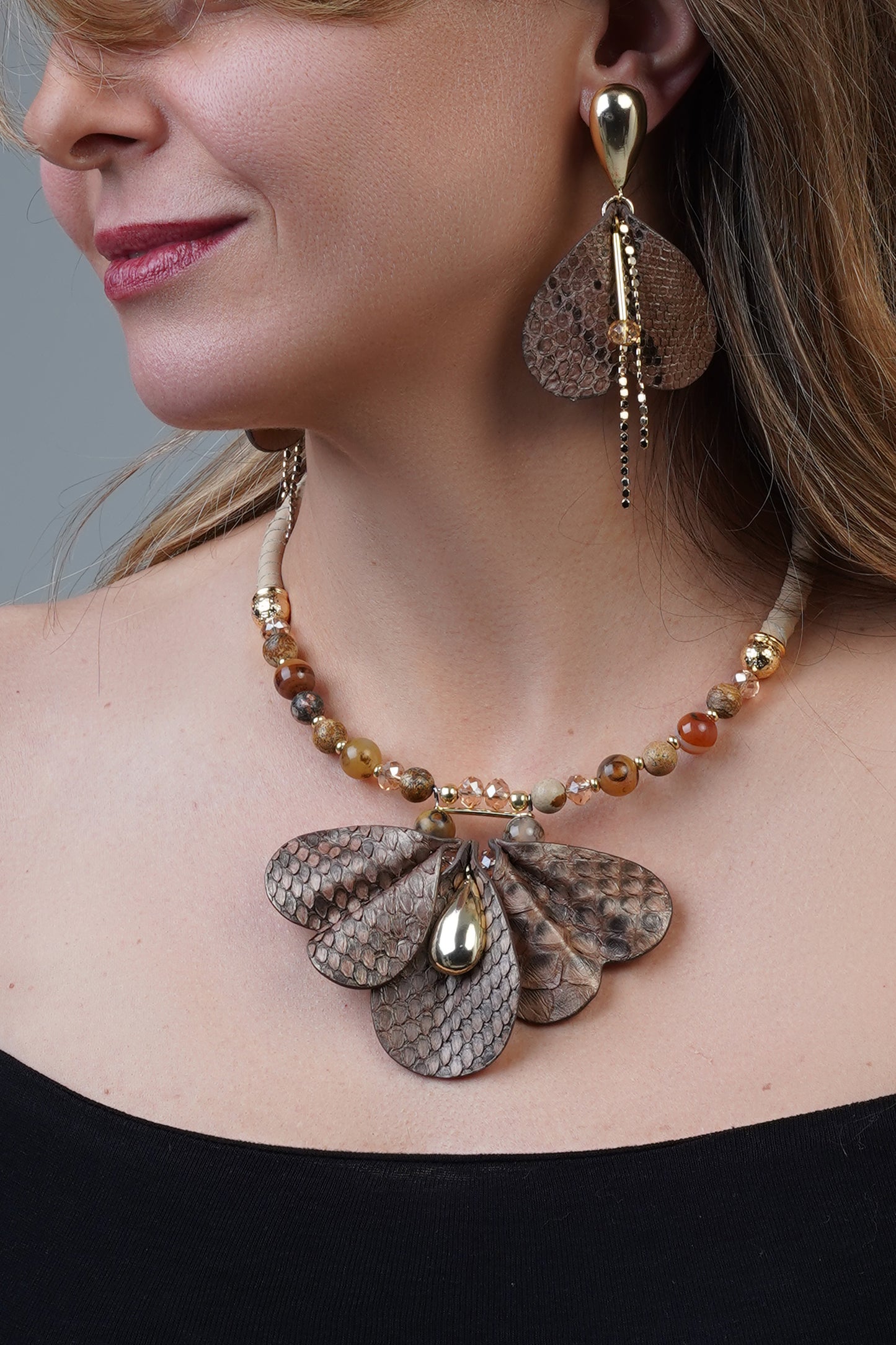 Crying Heart Flower Earing