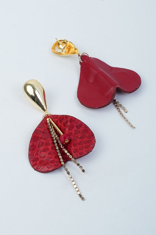 Crying Heart Flower Earing