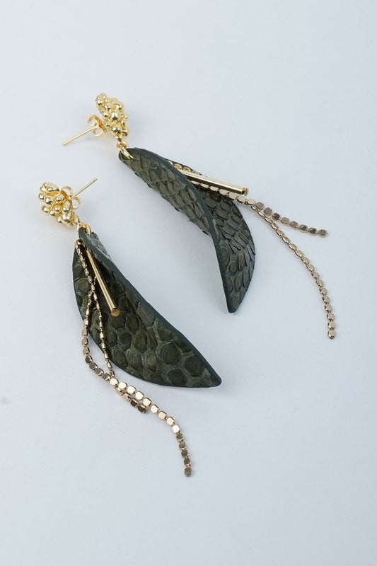 Olive Leaf Earing