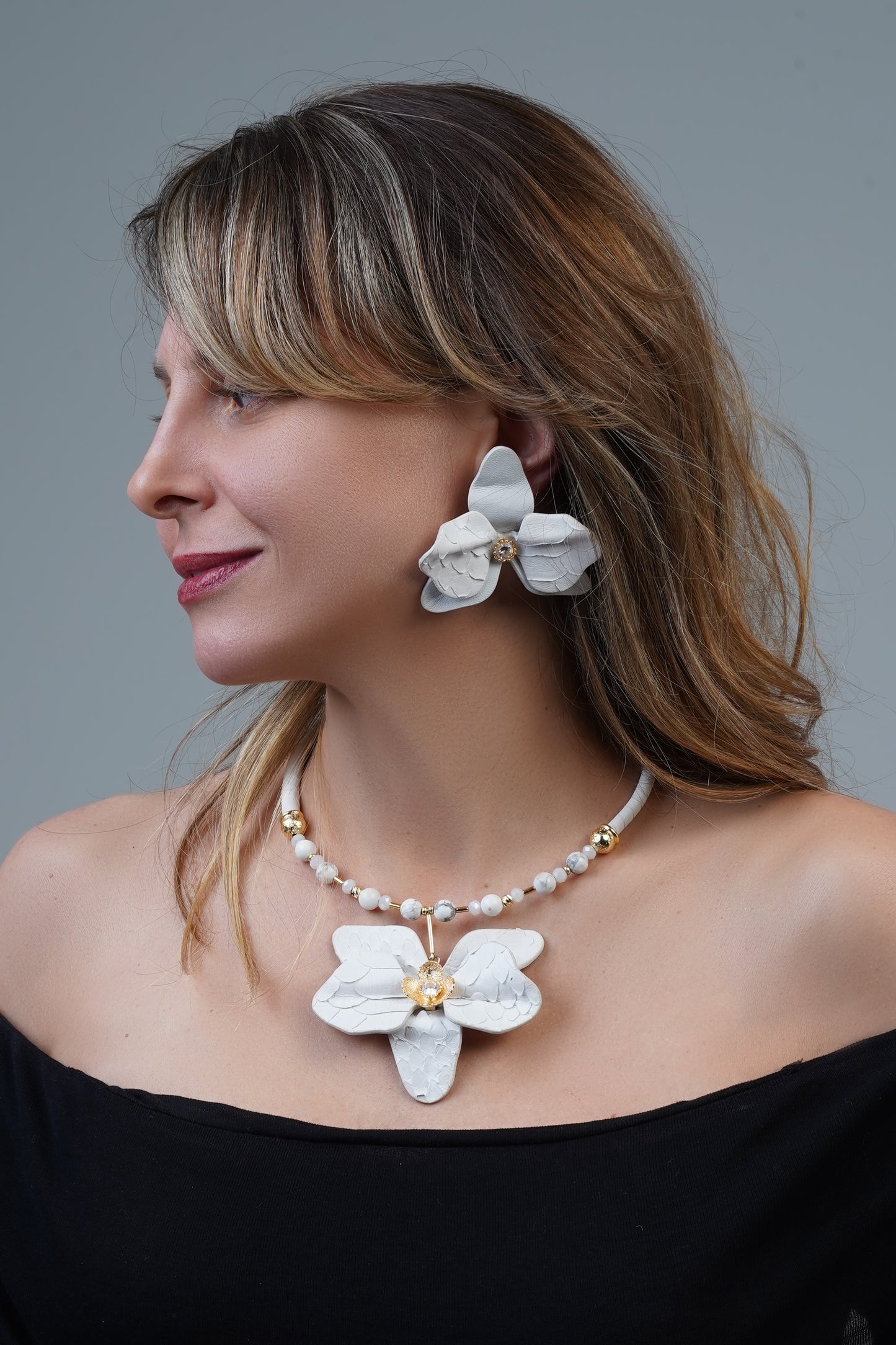 Orchid Necklace