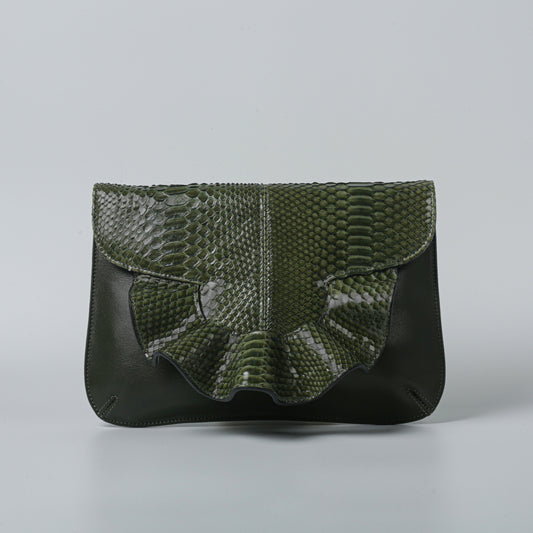 Peplum Bag Khaki Green